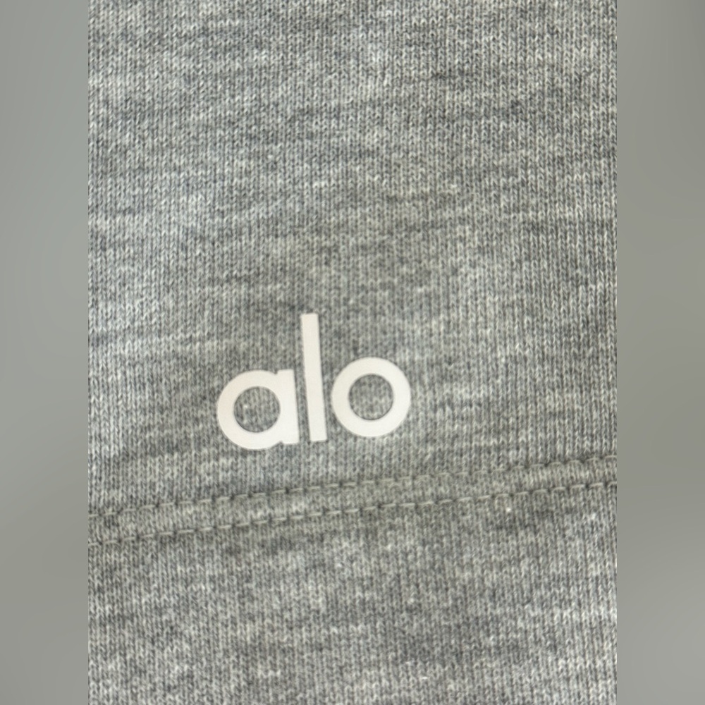 ALO Yoga BAE Cropped Gray Hoodie - Picture 8 of 8